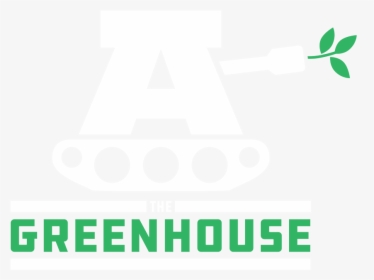 Thegreenhouse Logo Greenwhite 1000px - Graphic Design, HD Png Download, Free Download
