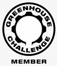 Greenhouse Challenge Logo Black And White - Circle, HD Png Download, Free Download
