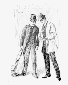 Sherlock Holmes Watson Illustrations, HD Png Download, Free Download