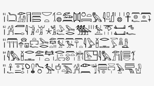 List Of Egyptian Hieroglyphics, HD Png Download, Free Download
