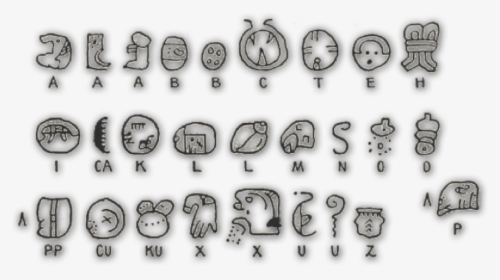 Mayan Alphabet, HD Png Download, Free Download