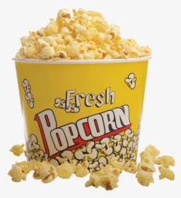 Popcorn Png Hd Quality - Popcorn Bucket Png, Transparent Png, Free Download