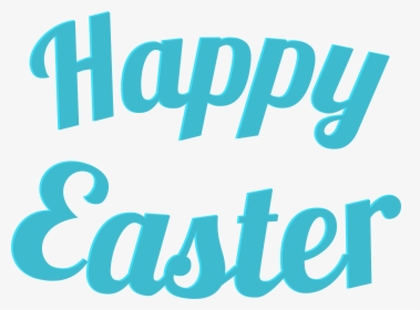 Easter Clip Text - Happy Easter Text Png, Transparent Png, Free Download