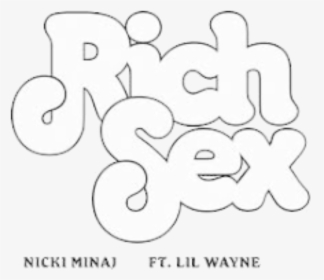 File - Richsx Logo - Svg - Rich Sex Nicki Minaj Album - Calligraphy, HD Png Download, Free Download