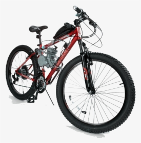 Motor Bike Red - Bicycle, HD Png Download, Free Download