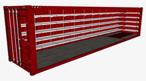 Shelving Systems By E - Adjustable Shelving Shipping Containers, HD Png Download, Free Download