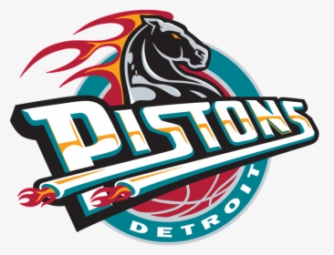 Detroit Pistons 90s Logo Clipart , Png Download - Nba Team Logo Png, Transparent Png, Free Download