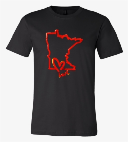 Love Minnesota State Flag Map Outline Souvenir Gift - Taco Any Day Shirt, HD Png Download, Free Download
