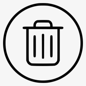 Trash Bin Remove Recycle Delete Trashcan Can - Icon, HD Png Download, Free Download