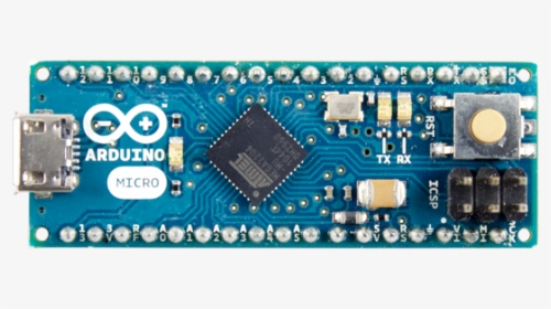 Arduino Micro With Headers - Electronic Component, HD Png Download, Free Download