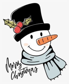 Merry Christmas Snowman Clipart Free, HD Png Download, Free Download