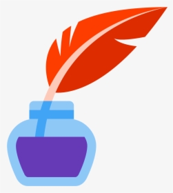 Quill With Ink Icon - Poetry Icon, HD Png Download, Free Download