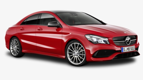 Red Mercedes Benz Cla Car Png Image - Mercedes Benz Cla 200 Price In India, Transparent Png, Free Download