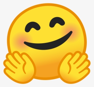Noto Emoji Pie 1f917 - Smiley Hug Face, HD Png Download, Free Download