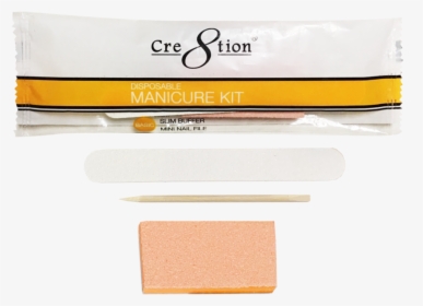 Manicure Kit Includes 1 Mini White File, 1 Slim Orange - Cre8tion Manicure Kit, HD Png Download, Free Download
