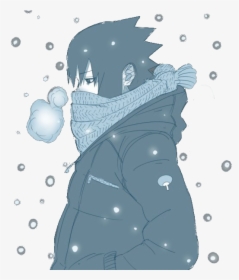 Sasuke, Anime, And Naruto Image - Sasuke Snow, HD Png Download, Free Download