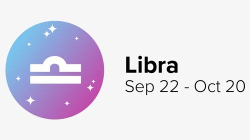 Libra Zodiac Sign With Dates - Circle, HD Png Download, Free Download