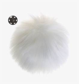 White Fur Ball Png, Transparent Png, Free Download
