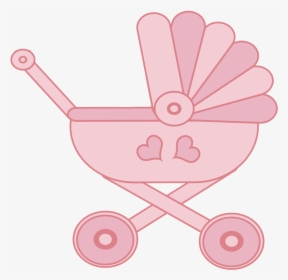 Pink Baby Stroller - Baby On Stroller Png, Transparent Png, Free Download