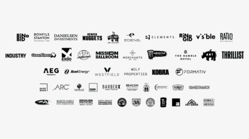 19 Crush Sponsorpage - Black-and-white, HD Png Download, Free Download