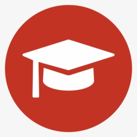 Graduation Cap Icon - Youtube Logo Circle Svg, HD Png Download, Free Download