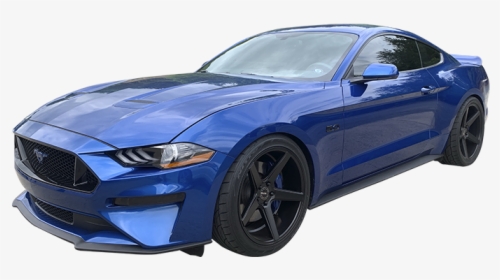 Blue Ford Mustang With Transparent Background - Performance Car, HD Png Download, Free Download
