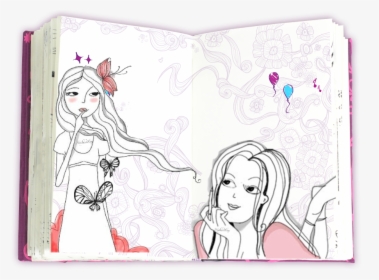 Violetta Dairies World Myfirstworld - Violettas Diary Drawings, HD Png Download, Free Download
