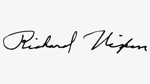 Richard Nixon Signature Png, Transparent Png, Free Download