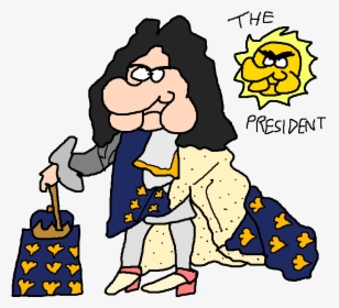 Can You Draw Nixon As Louis Xiv Please Image Clipart - Cartoon, HD Png Download, Free Download