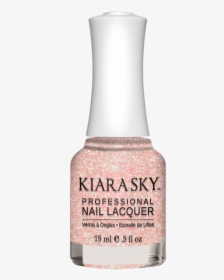 N496 Pinking Of Sparkle - Kiara Sky Nail Polish, HD Png Download, Free Download