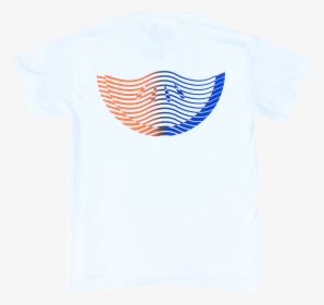 Wavy Fade Tee - Flag, HD Png Download, Free Download