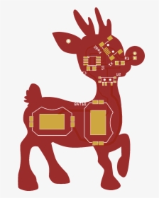 Clipart Reindeer Jpeg - Cartoon, HD Png Download, Free Download