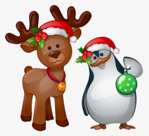 Rudolph Background Png - Transparent Background Reindeer Clipart, Png Download, Free Download