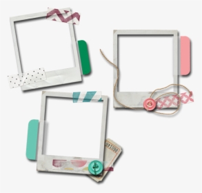 Here Are The Frames Seperated Out Individually - Polaroid Frame Cute Png, Transparent Png, Free Download