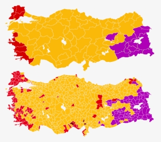 Turkish General Election, November 2015 Map - 2018 Turkish General Election, HD Png Download, Free Download