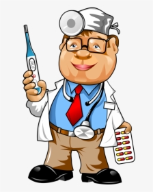 Doctors Clipart Occupation - Funny Doctor Clipart, HD Png Download, Free Download
