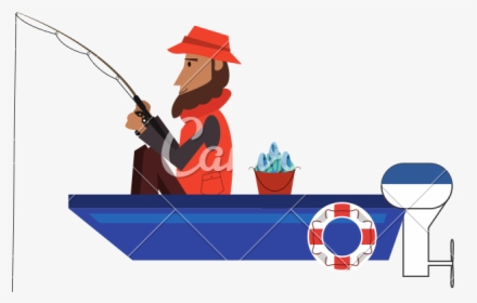 Fishing Clip Man - Fishing, HD Png Download, Free Download