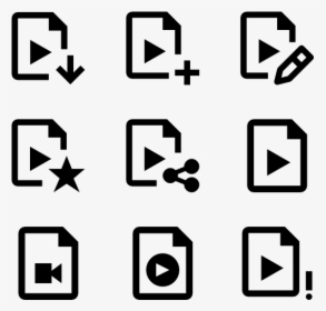 Video Download Icon Png - Symbol End, Transparent Png - kindpng