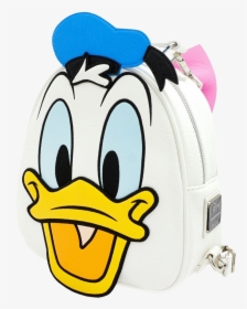 Donald & Daisy Duck Reversible 8” Faux Leather Backpack - Donald And Daisy Duck Bag, HD Png Download, Free Download