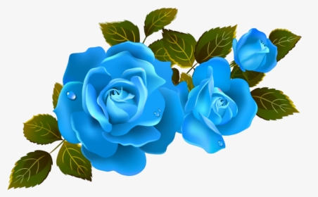 Mq Blue Roses Rose Flower Flowers - Png Clipart Rose Flower, Transparent Png, Free Download