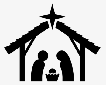 Nativity Png Photos - Nativity Icon Black And White, Transparent Png, Free Download