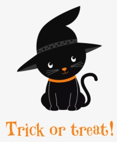Halloween Black Cat Png, Transparent Png, Free Download