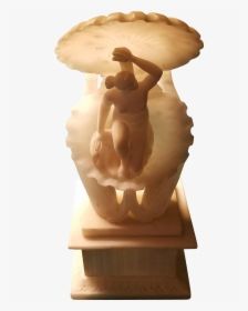 Late 19th Century Alabaster Clam Shell Carving Containing - Carving, HD Png Download, Free Download