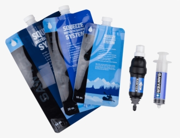 Squeeze Water Filtration System - Sawyer Squeeze Water Filter System, HD Png Download, Free Download