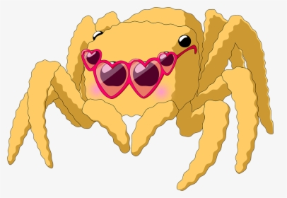 Yellow Spider Cute, HD Png Download, Free Download