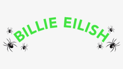 #billieeilish #billie #spider #green #crown #crownsticker - Widow Spider, HD Png Download, Free Download