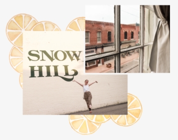 Snow Hill Mural With Lemon Border - Slam Dunk, HD Png Download, Free Download