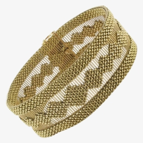 Golden Ribbon Bracelet 18 Karats Gold Yellow - Bangle, HD Png Download, Free Download