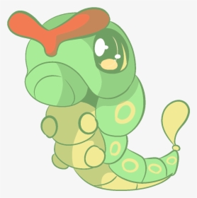 Caterpie - Cartoon, HD Png Download, Free Download