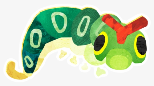 The Hungry Hungry Caterpillar Png - Pokemon Very Hungry Caterpillar, Transparent Png, Free Download